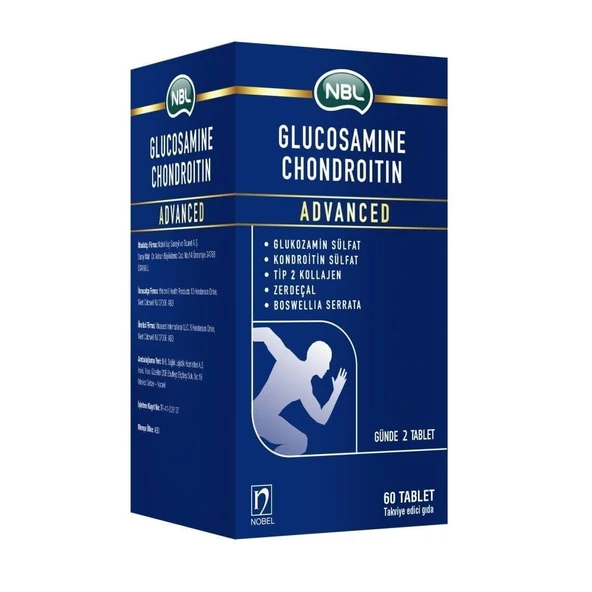 NBL Glucosamine Chondroitin Advanced 60 Tablet ürün görseli