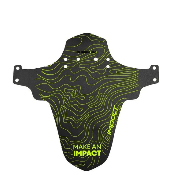 İmpact Mtb Bisiklet Çamurluk Trekking Ön Veya Arkaya Takılabilir 4 Adet Cırt Kelepçe Hediyeli Sarı - Resim 2