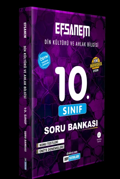 DDY Yayınları 10. Sınıf Din Kültü ve Ahlak Bilgisi Efsane Yeni Nesil Konu Anlatımlı Soru Bankası ürün görseli 1