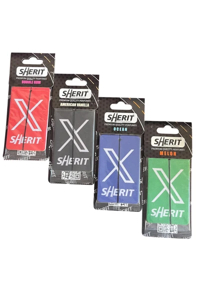 REVOSHİ SHERİT 4 LÜ SET ARABA KOKUSU