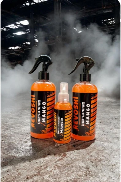 REVOSHİ 2 Adet 500ml Mango + 150 ml Mango Sprey Araç Koku SETİ - 2