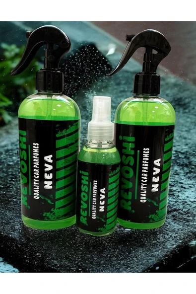 REVOSHİ 2 Adet 500ml NEVA + 150 ml NEVA Sprey Araç Koku SETİ