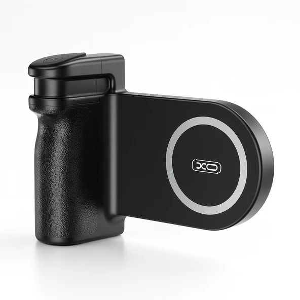 SS18 MagSafe ile Uyumlu Bluetooth Telefon Deklanşör Grip Yayıncı Fotoğrafçılar  Gezginler İçin