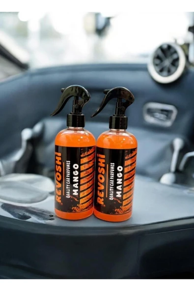 REVOSHİ 2 Adet 500ml Mango Sprey Araç Koku SETİ