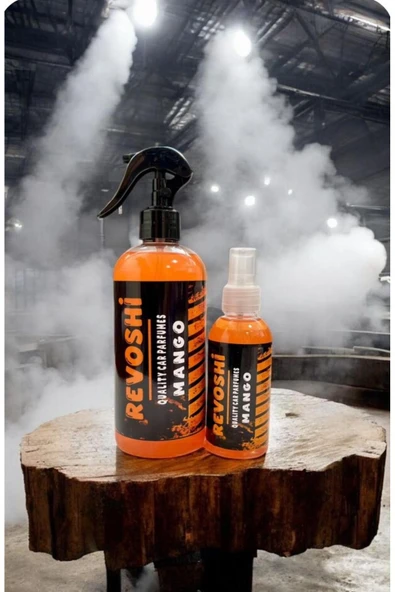 REVOSHİ 500 ml Mango + 150 ml Mango Sprey Araç Koku SETİ