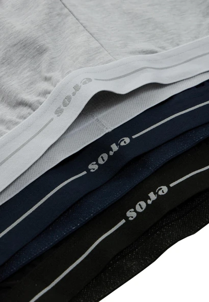 Eros 015 3'Lü Paket Likralı Erkek Boxer - Resim 6