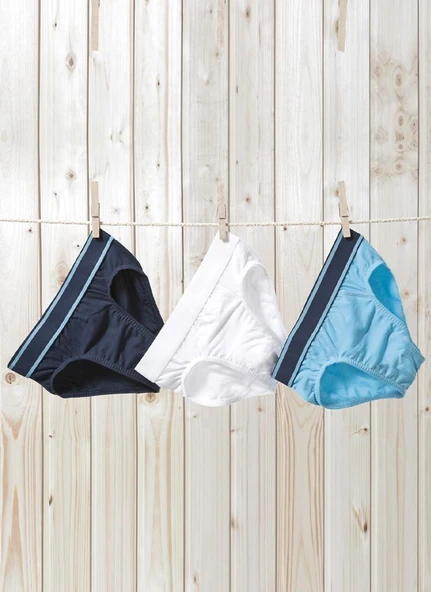 Blackspade 9494 3'Lü Likralı Erkek Çocuk Külot