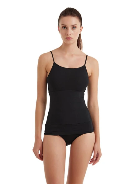 Blackspade 1481 Siyah Modal Kadın Atlet Korse - Resim 2