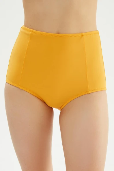 Eros 2512 Hardal Yüksek Bel Bikini Altı