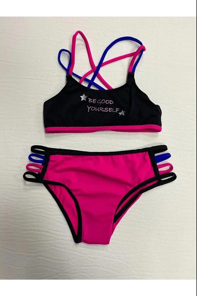 Eros 1829 Siyah Kız Çocuk Bikini Takım ürün görseli 1