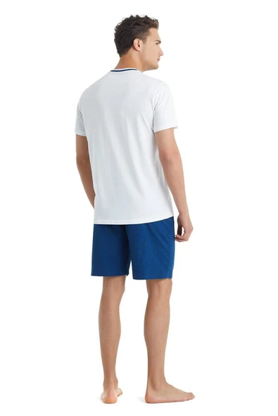 Blackspade 40018 Beyaz Modal Erkek Şort Takım - Resim 2