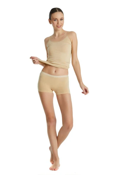 Blackspade 1301 Ten Pamuklu Havlu Detaylı Kadın Boxer ürün görseli 1