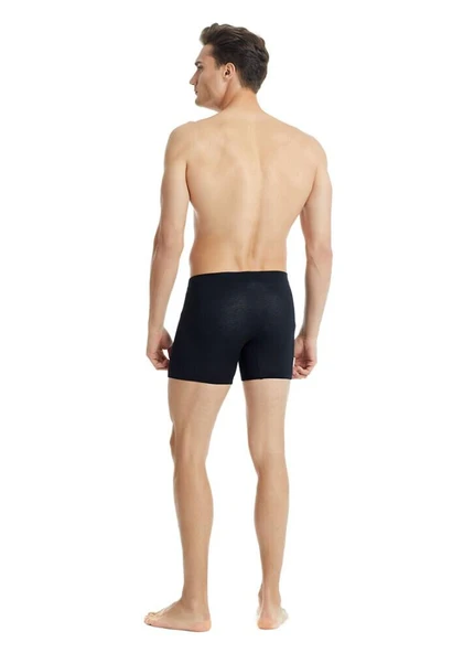 Blackspade 9313 Siyah Silver Modal Uzun Erkek Boxer - Resim 4