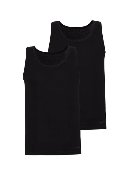 Blackspade 9225 2'Li Paket Siyah Pamuklu Erkek Atlet ürün görseli