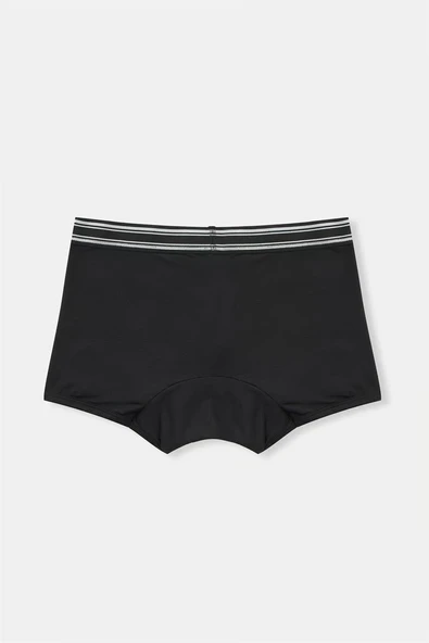 Eros 051 Siyah Mikro Modal Erkek Boxer - Resim 3