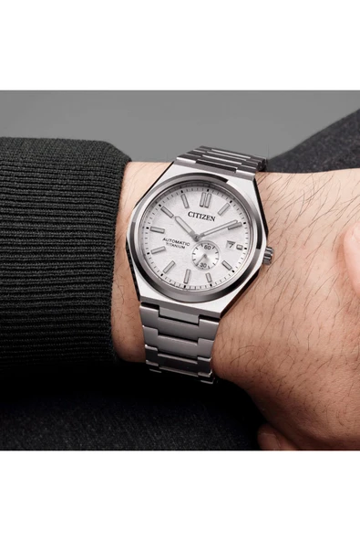 CITIZEN NJ0180-80A Zenshin Super Titanium Small Seconds Erkek Kol Saati - Resim 2
