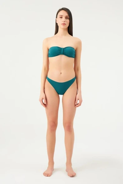 Eros 2503 Petrol Straplez Bikini Üstü - 4