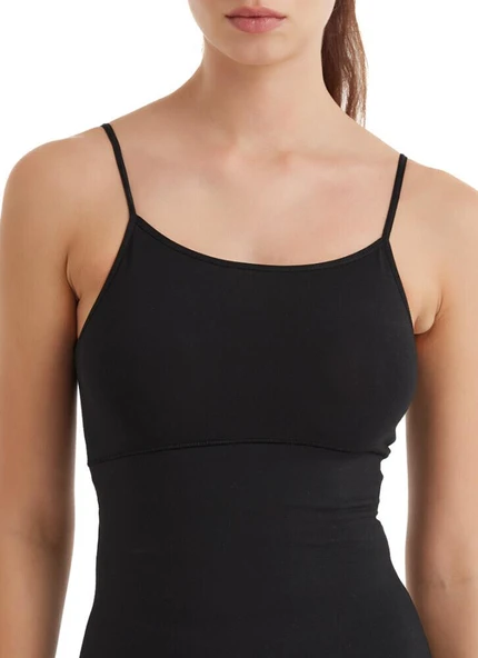Blackspade 1481 Siyah Modal Kadın Atlet Korse - Resim 3