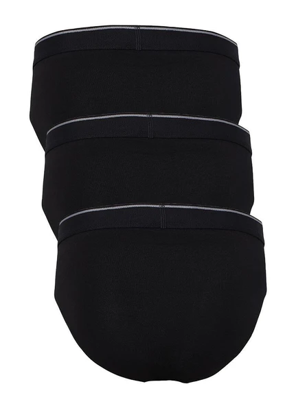 Blackspade 9672 3'Lü Paket Siyah Likralı Erkek Slip - Resim 2