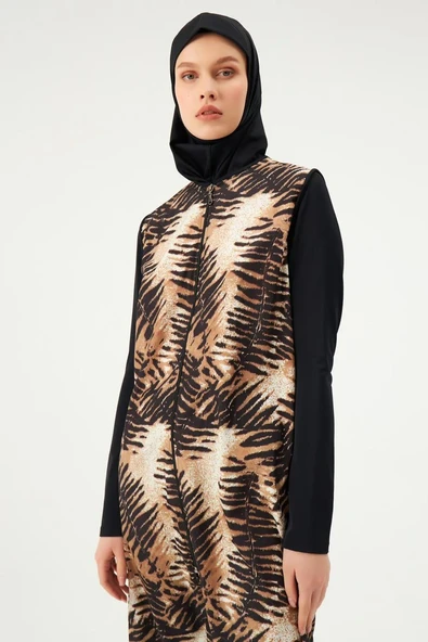 Eros 1751 Siyah Tam Tesettür Mayo Takımı - Resim 3