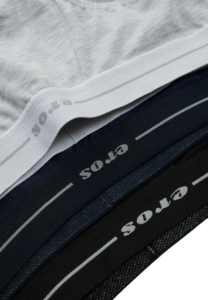 Eros 016 3'Lü Paket Likralı Erkek Slip - Resim 2