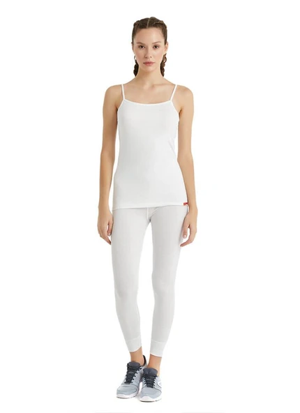 Blackspade 1261 Beyaz Termal İp Askılı Kadın Atlet ürün görseli 1