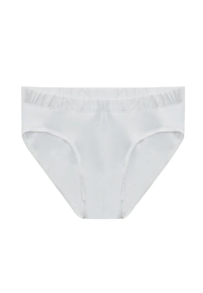 Eros 034 2'Li Paket Beyaz Pamuklu Erkek Slip ürün görseli 1