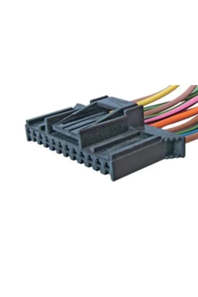 RENAULT MEGANE II SİGORTA KUTUSU SOKETİ 12 KABLOLU SİYAH ürün görseli 1