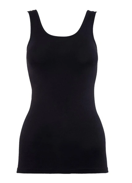 Blackspade 1950 Siyah Likralı Kalın Askılı Kadın Atlet ürün görseli 1