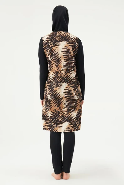 Eros 1751 Siyah Tam Tesettür Mayo Takımı - Resim 4