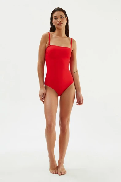 Eros 2618 Kırmızı Straplez Mayo ürün görseli 1