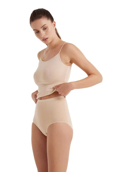 Blackspade 1325 Ten Pamuk Modal Kadın Külot Korse - Resim 4