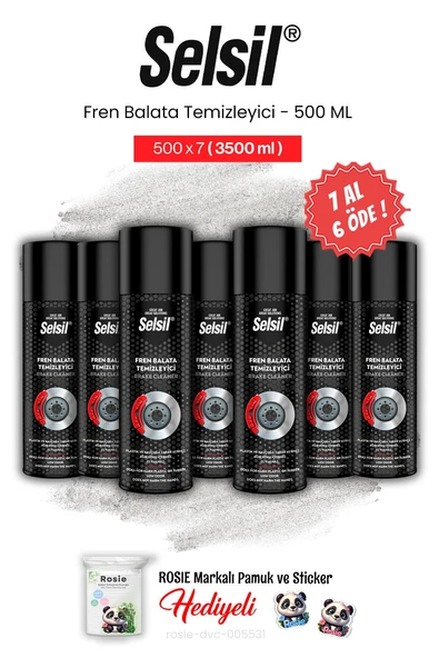 Selsil Fren Balata Temizleyici Sprey, 500 ml 7 AL 6 ÖDE ve rosie pamuk ürün görseli