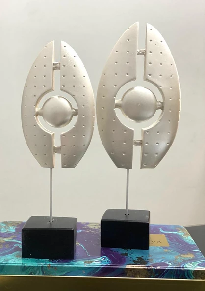 2 Li Göz Biblo Heykel Özel Tasarım Obje - 4