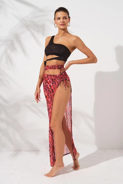 Pierre Cardin 231807-D Blush Isabel Yırtmaçlı Tek Etek - Resim 2