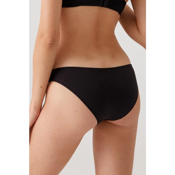 Pierre Cardin 2050 Sbt 5'Li Ekonomik Paket No Show Pamuklu Basic Brief Külot - Resim 5