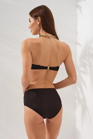 Pierre Cardin 231239 Siyah Anna Soft Straplez Bikini Takım - Resim 2