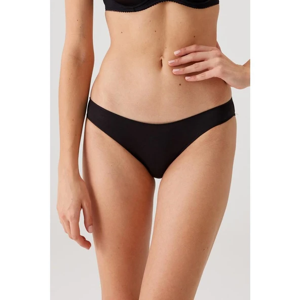 Pierre Cardin 2050 Sbt 5'Li Ekonomik Paket No Show Pamuklu Basic Brief Külot - Resim 4