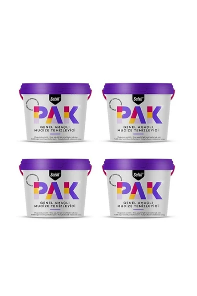 Selsil 4 Adet Pak Genel Amaçlı Mucize Temizleyici Krem 4 X 500 Gr ürün görseli