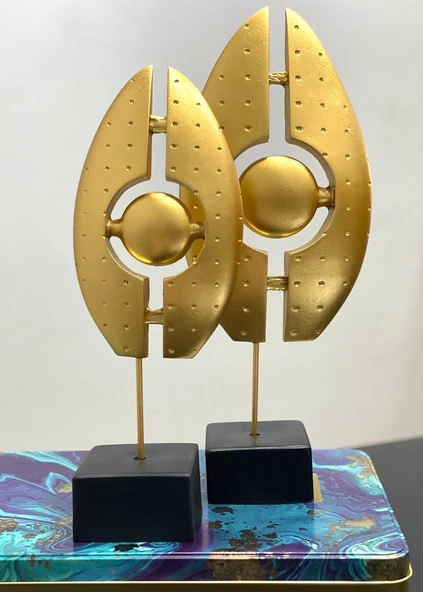 2 Li Göz Biblo Heykel Özel Tasarım Obje - 11