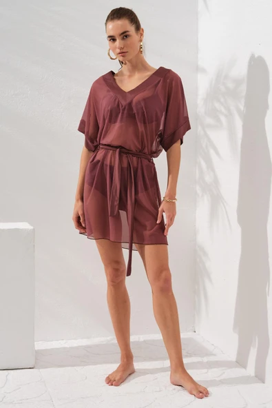 Pierre Cardin 231806 Toffee Genesis V Tunik Pareo ürün görseli 1