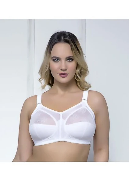 Moonlight 2128 Beyaz Balensiz Dantelli Toparlayıcı Sütyen ürün görseli 1