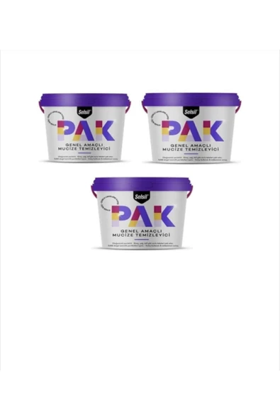 Selsil Pak 3 Adet Mucizevi Temizleyici 500 gr 3 Lü Paket - Resim 3