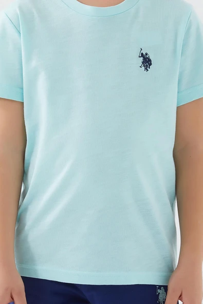 U.S POLO ÇOCUK BERMUDA TAKIM Mint - 3