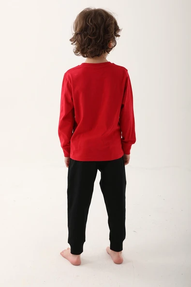 Spıder-Man Erkek Çocuk Uzun Kollu Pijama Takımı - Resim 4