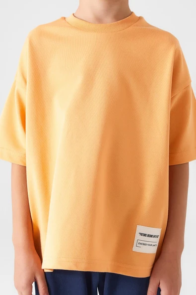 ROLY POLY ERKEK ÇOCUK BERMUDA TAKIM TURUNCU - Resim 4