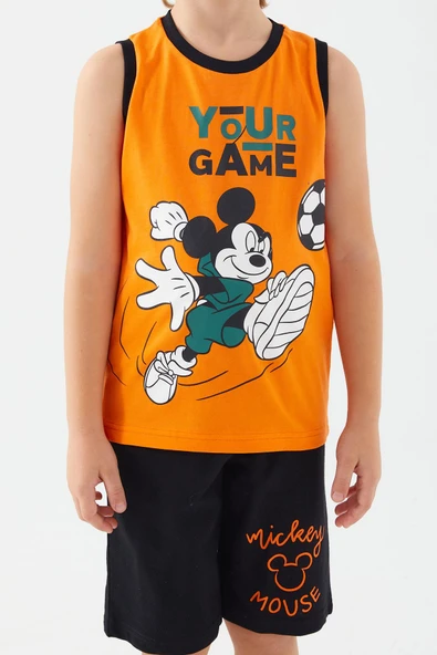 Mıckey Mouse Erkek Çocuk Bermuda Takımı - Resim 4