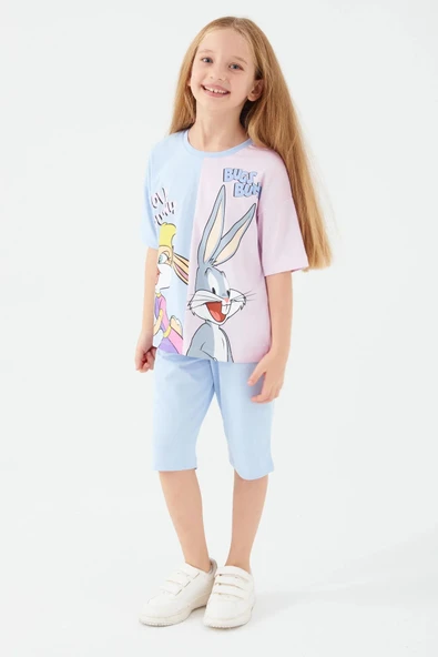 Looney Tunes 1566 Kız Çocuk Kapri Takımı - 2
