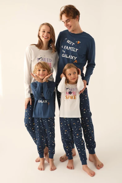 ROLY POLY ANNE KIZ UZUN KOL PİJAMA TAKIMI Beyaz - Resim 6