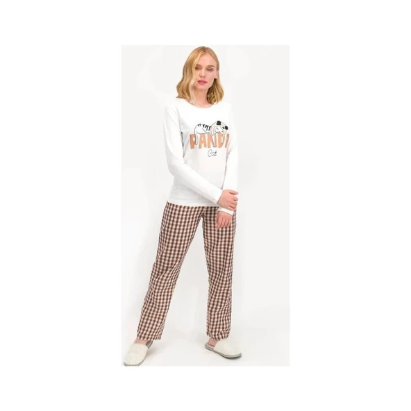 Arnetta Uzun Kollu Kadın Pijama Takımı ürün görseli 1